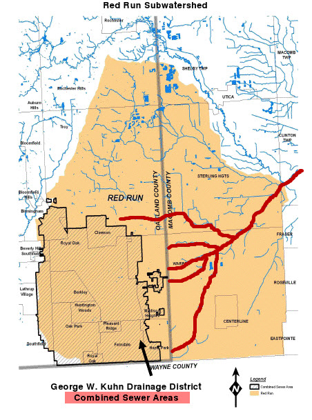 Red Run Combined Sewer Areas